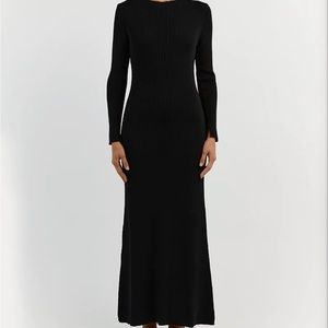 NWT - Black Maxi Dissh Dress